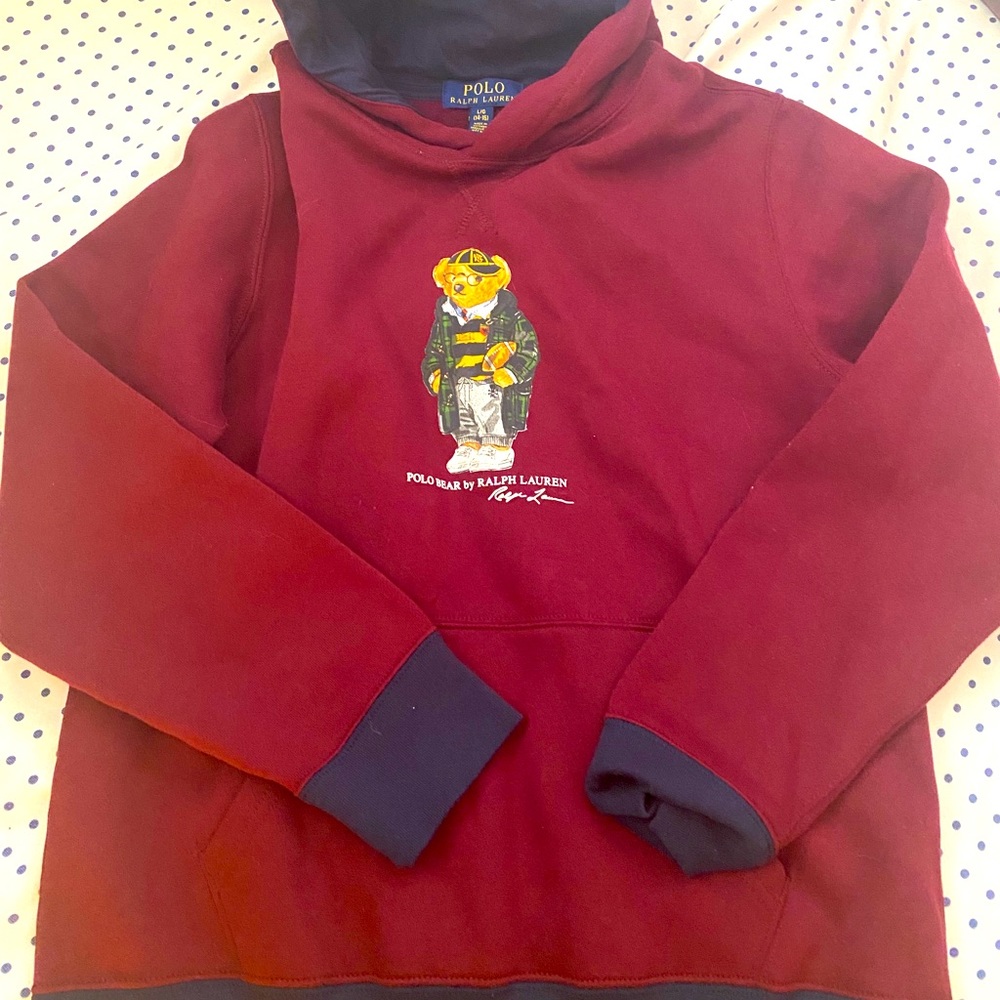 Polo pull over hoodie